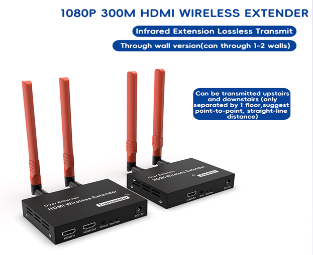 HDMI Wireless 300m HDMI Extender (1080P)