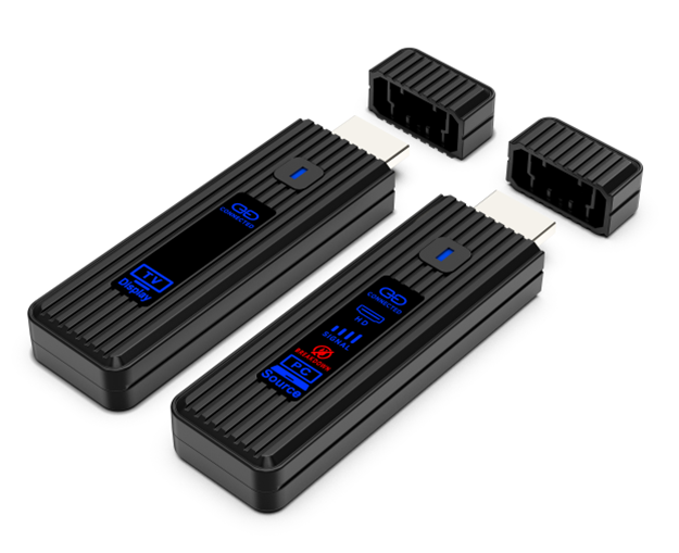 Wireless 50m HDMI Extender with Screen & USB Disk Version