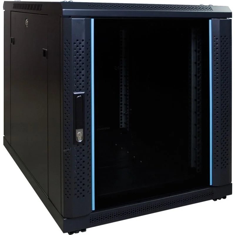 12U – 600X450 & 600X600 Indoor Wall Mount Server Rack with Shelf 12u Network Cabinet Metal Steel Stock