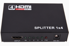 HDMI Splitter 1 In 4 Out – 1080P – Compact Model