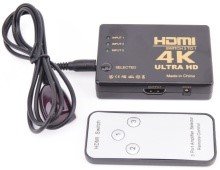  HDMI Switch 3x1 (Three Inputs to One Output) – With Infrared, 4K*2K Support, Blue Packaging
