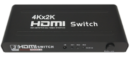 HDMI Switch 3x1 (Three Inputs to One Output) – Private Mold, Metal Shell, 4K*2K Support
