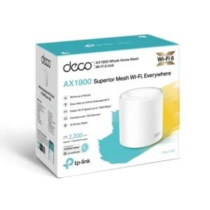 TP-Link - Wi-Fi 6 Mesh System - Deco X20 AX1800 (1-Pack) (2-Pack) (3-Pack)