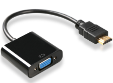 HDMI to VGA Cable (Black/White)