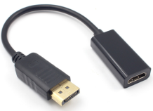  DisplayPort (DP) to HDMI Cable (Black)