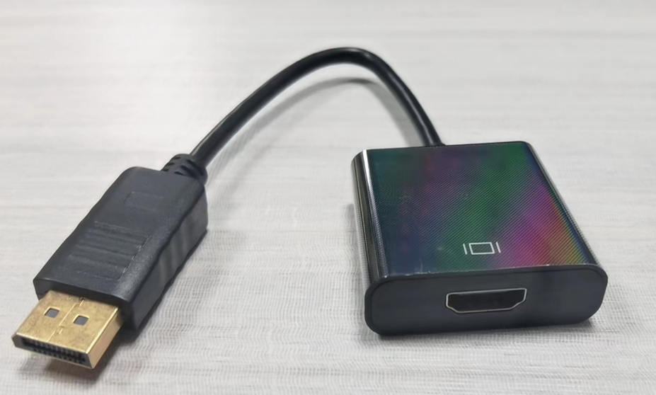 DisplayPort (DP) to HDMI Cable – Large Mold (Black)