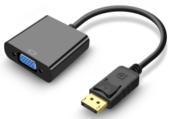 DisplayPort (DP) to VGA Cable (Black)
