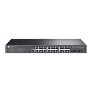 JetStream? 24-Port Gigabit L2+ Managed Switch with 4 10GE SFP+ Slots and UPS Power Supply- SG3428X-UPS