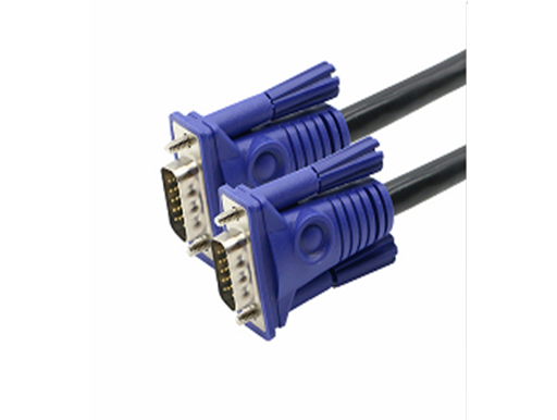 3+4 Black Cable with Blue VGA Connector (Basic/Economical Type)
