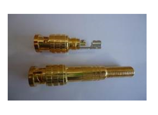 American style full gold BNC solder-free