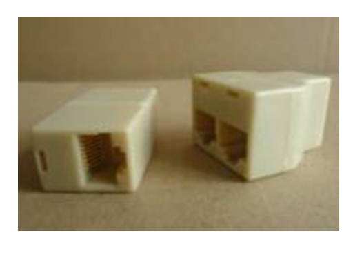 Network cable straight connector 