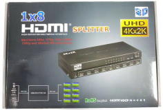 3IC HDMI Splitter 1 In 8 Out Large Mold 4K×2K