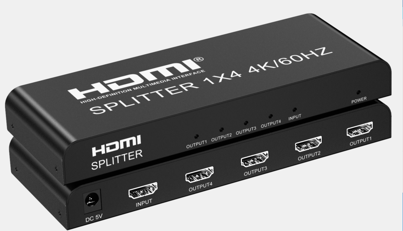 HDMI Splitter 1 In 4 Out 4K 60Hz