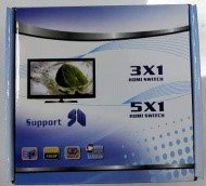 HDMI Switch 3-in-1 with Infrared, Paper Box Packaging