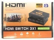 HDMI Switch 3-in-1 Small Model Metal Case