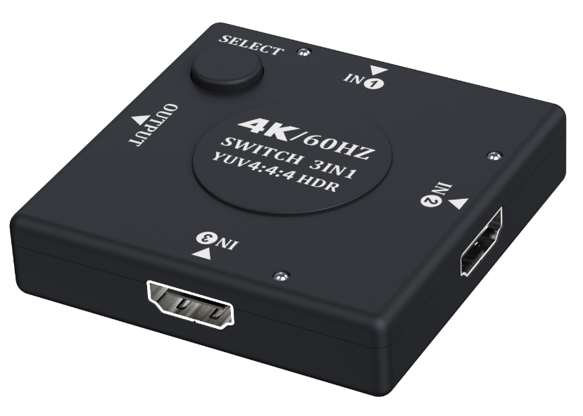HDMI Switch 3-in-1 Square 4K