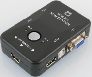 USB 2.0 KVM Switch 2-in-1