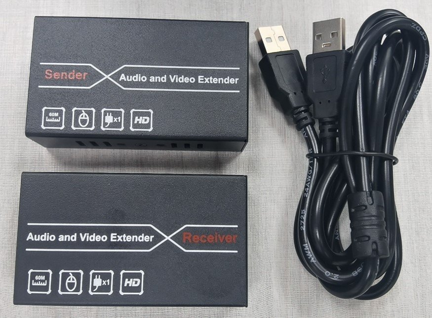 HDMI Extender 60 Meters KVM, Blue Box