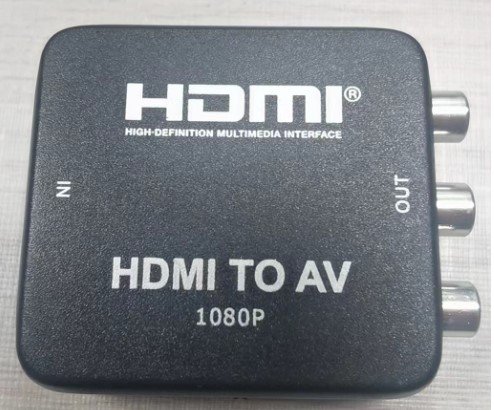 HDMI to AV Black, Private Mold 