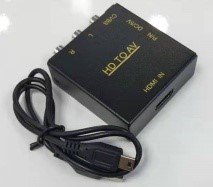 Mini HDMI to AV Converter, Metal Case