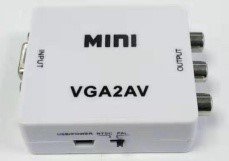 Mini VGA to AV Converter