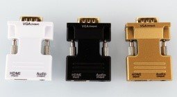 HDMI to VGA Adapter, Large Mold, Crystal Case